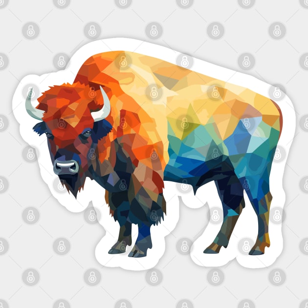 Bison Sticker by aphian